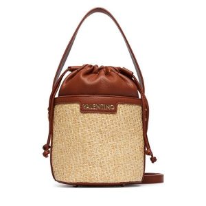 Torebka Valentino. Brązowe torebki klasyczne Valentino, bez wzorów, bez dodatków. Za 609,99 zł.