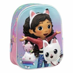 Plecak szkolny 3D Gabby's Dollhouse 67 % Poliester. Czerwone plecaki GABBY'S DOLLHOUSE. Za 61,95 zł.