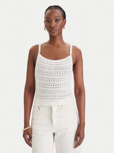 Guess Sweter W6GR11 Z0593 Biały Regular Fit. Białe swetry klasyczne Guess, l, z syntetyku, bez kołnierzyka. Za 329,99 zł.