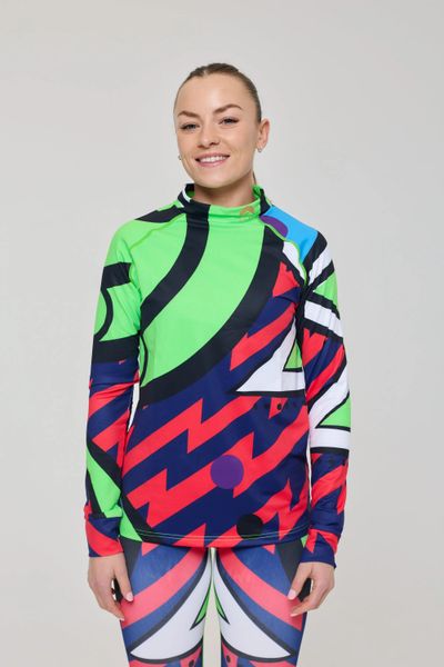 Damska koszulka termoaktywna Fresh Prince X. Zielone koszule nocne OOSC, bez wzorów, z materiału, bez ramiączek. Za 269,99 zł.