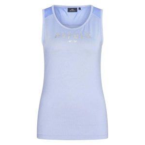 Damski tank top techniczny HV Polo Annabel. Fioletowe topy HV POLO, bez wzorów, eleganckie, bez kołnierzyka, bez ramiączek. Za 189,50 zł.