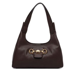 Torebka Guess. Brązowe torebki klasyczne Guess, z aplikacjami, bez dodatków. Za 584,99 zł.