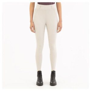 Damskie legginsy jeździeckie BR Equitation Ilana. Brązowe legginsy BR, bez wzorów, z materiału. Za 399,70 zł.
