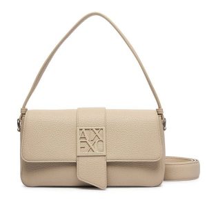 Torebka Armani Exchange. Brązowe torebki klasyczne Armani Exchange, bez wzorów, bez dodatków. Za 629,99 zł.