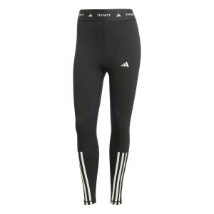 Damskie legginsy 7/8 adidas Techfit 3-Stripes. Czarne legginsy ADIDAS, bez wzorów, z materiału. Za 238,45 zł.