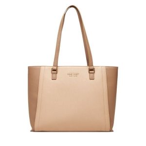 Torebka Nine West. Brązowe torebki klasyczne Nine West, bez wzorów, bez dodatków. Za 299,99 zł.