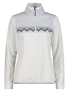 CMP Bluza polarowa w kolorze białym rozmiar: 34. Białe bluzy CMP, bez wzorów, z materiału, bez kaptura. Za 111,09 zł.