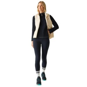 Damskie Legginsy Turystyczne Monira. Niebieskie legginsy Regatta, bez wzorów, z elastanu, z podwyższonym stanem, długie. Za 200,99 zł.
