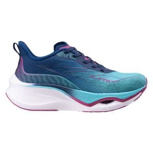 Buty do biegania damskie Fitanu Carrera W - niebieskie, Rozmiar buta 36. Niebieskie buty sportowe Fitanu, bez wzorów, bez zapięcia, do biegania. Za 299,99 zł.