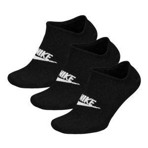 Skarpetki Unisex Dla Dorosłych Everyday Essential 3pak. Czarne skarpetki Nike, bez wzorów. Za 109,99 zł.