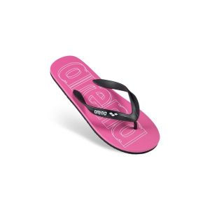 Japonki Arena Arena Flip Flop. Czerwone klapki Arena, bez wzorów, bez obcasa. Za 79,99 zł.