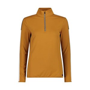 Bluza damska CMP 33L0466. Brązowe bluzy CMP, na zimę, l, bez wzorów, bez kaptura. Za 169,99 zł.