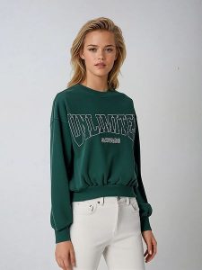 Weekday Bluza w kolorze zielonym rozmiar: M. Zielone bluzy Weekday, m, bez wzorów, bez kaptura. Za 48,05 zł.