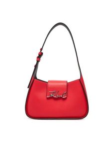 KARL LAGERFELD Torebka A1W30149 Czerwony. Czerwone torebki klasyczne KARL LAGERFELD, bez wzorów, ze skóry, bez dodatków. Za 639,99 zł.