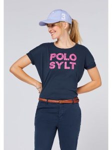 Polo Sylt Koszulka w kolorze granatowym rozmiar: M. Niebieskie bluzki Polo Sylt, m, bez wzorów, z bawełny, bez kołnierzyka, bez ramiączek. Za 74,63 zł.