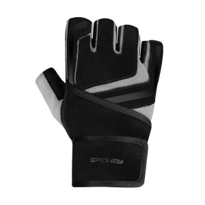 Rękawiczki Bez Palców Dla Dorosłych Unisex Bolster Suede. Czarne rękawiczki Spokey, bez wzorów. Za 102,99 zł.