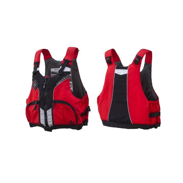 Kamizelka kapok na wodę MQ PRO B. Czerwone kamizelki AQUARIUS, l, bez wzorów, bez kołnierzyka, bez ramiączek, bez kaptura. W wyprzedaży za 219,00 zł.