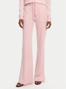 Juicy Couture Spodnie dresowe Layla JCSEBJ001 Różowy Flared Leg. Czerwone spodnie dresowe Juicy Couture, xl, bez wzorów, z dresówki. Za 269,99 zł.