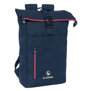 Plecak na Laptopa El Ganso Classic Granatowy. Niebieskie plecaki safta. Za 189,25 zł.