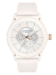 Liebeskind Zegarek kwarcowy w kolorze białym rozmiar: onesize. Białe, analogowe zegarki Liebeskind. Za 556,99 zł.