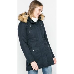 Tally Weijl - Parka. Szare płaszcze marki TALLY WEIJL, z bawełny. W wyprzedaży za 199,90 zł.