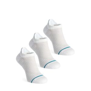 Skarpety biegowe Stance Athletic Tab 3 Pack. Białe skarpetki Stance, bez wzorów. Za 150,99 zł.
