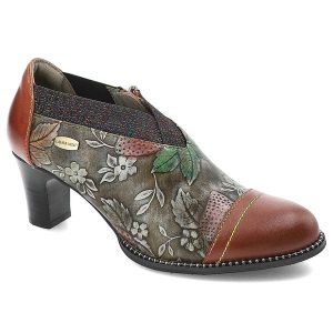 Brązowe Półbuty Laura Vita Eleganckie Obuwie Damskie Premium. Brązowe półbuty LAURA VITA, bez wzorów, ze skóry, bez obcasa, na obcasie, bez zapięcia. Za 349,00 zł.