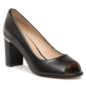 Półbuty Lasocki. Czarne czółenka Lasocki, bez wzorów, bez obcasa, na obcasie, bez zapięcia. Za 249,99 zł.