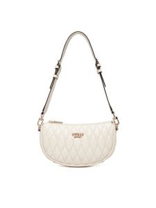 Guess Torebka Valla Mini HWQG81 22720 Écru. Torebki klasyczne Guess, z aplikacjami, ze skóry, bez dodatków. Za 379,99 zł.