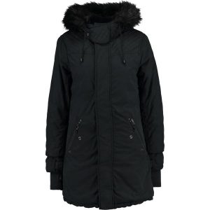 Khujo KOURTNEY Parka black. Płaszcze marki khujo. W wyprzedaży za 341,55 zł.