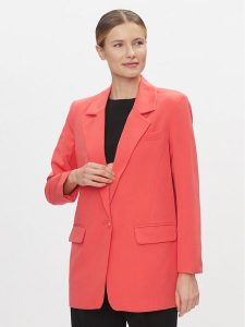 ONLY Marynarka Lana-Berry 15245698 Różowy Oversize. Czerwone marynarki i żakiety ONLY, bez wzorów, z syntetyku. Za 199,99 zł.