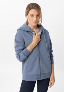Bluza oversize z kapturem B-LOMY. Niebieskie bluzy Volcano, m, z aplikacjami, z bawełny, z kapturem. Za 179,99 zł.
