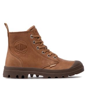 Trapery Palladium. Czarne buty zimowe Palladium, bez obcasa, bez zapięcia. Za 489,99 zł.