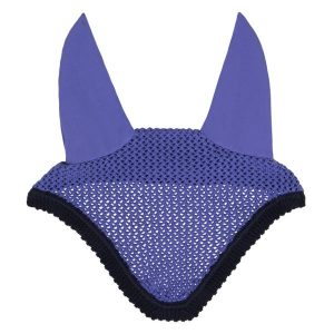 Czapka dla konia QHP Nyomi. Fioletowe czapki QHP, bez wzorów, eleganckie. Za 128,00 zł.