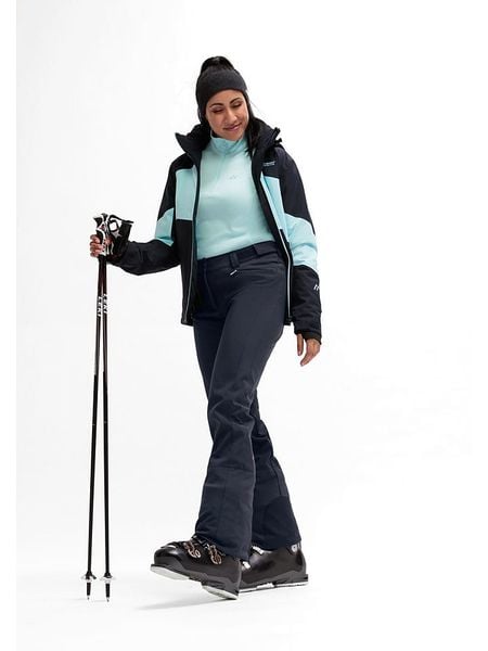 Maier Sports Spodnie softshellowe w kolorze granatowym rozmiar: 38. Niebieskie spodnie dresowe Maier Sports, bez wzorów. Za 436,14 zł.