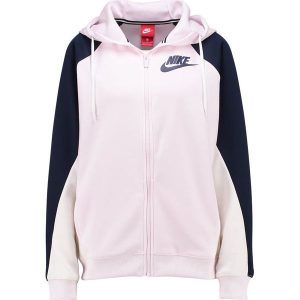 Nike Sportswear W NSW HOODIE FZ PK CB Bluza rozpinana pearl pink/obsidian/sail/(obsidian). Bluzy marki Nike Sportswear. W wyprzedaży za 223,20 zł.