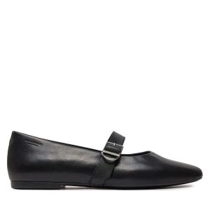 Półbuty Vagabond Shoemakers. Czarne półbuty Vagabond Shoemakers, bez wzorów, bez obcasa, na płaskiej podeszwie, bez zapięcia. Za 269,99 zł.