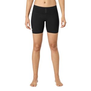 Szorty do biegania damskie Salomon S-Lab Support Half. Czarne szorty Salomon, bez wzorów, z elastanu, sportowe. W wyprzedaży za 252,00 zł.