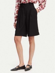 ACCESS FASHION Bermudy 63-5115-183 Czarny Relaxed Fit. Czarne szorty ACCESS FASHION, bez wzorów, z materiału. Za 409,99 zł.