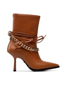 Rage Age Botki RA-18-06-000430 Brązowy. Brązowe botki Rage Age, bez wzorów, ze skóry, bez obcasa, na szpilce, bez zapięcia. Za 489,99 zł.