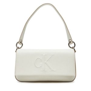 Torebka Calvin Klein. Białe torebki klasyczne Calvin Klein, bez wzorów, bez dodatków. Za 309,99 zł.