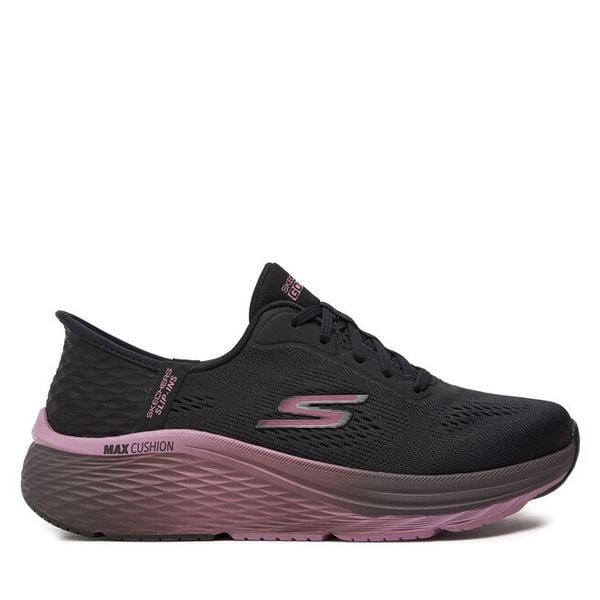 Buty do biegania Skechers. Czarne buty sportowe Skechers, bez wzorów, bez zapięcia, do biegania. Za 419,99 zł.
