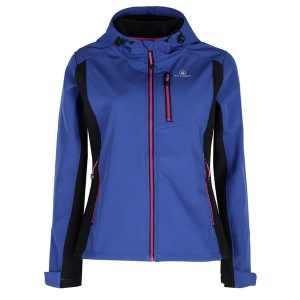 Kurtka Softshell dla Pań Athl. DPT - Wiatroodporna i Oddychająca. Czarne kurtki YOA, s, bez wzorów, z polaru, bez kaptura. Za 294,99 zł.