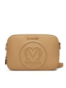 LOVE MOSCHINO Torebka JC4068PP1ML1210A Beżowy. Brązowe listonoszki LOVE MOSCHINO, bez wzorów, ze skóry, bez dodatków. Za 539,99 zł.