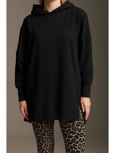 Cotton Candy Bluza w kolorze czarnym rozmiar: L. Czarne bluzy Cotton Candy, l, bez wzorów, z kapturem. Za 139,20 zł.