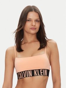 Calvin Klein Underwear Biustonosz top 000QF7631E Różowy. Czerwone topy Calvin Klein Underwear, xs, bez wzorów, z syntetyku, bez kołnierzyka, bez ramiączek. Za 99,99 zł.