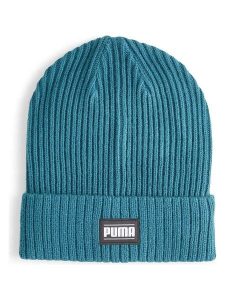 Puma Czapka beanie w kolorze turkusowym rozmiar: onesize. Niebieskie czapki Puma, bez wzorów, prążkowane. Za 73,93 zł.