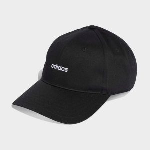 Czapka z daszkiem ADIDAS. Czarne czapki ADIDAS, bez wzorów, klasyczne. Za 52,49 zł.