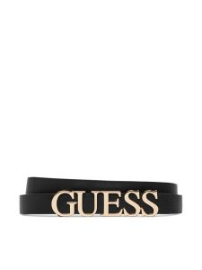 Guess Pasek Damski BW9257 P5320 Czarny. Czarne paski Guess, z aplikacjami, ze skóry. Za 179,99 zł.