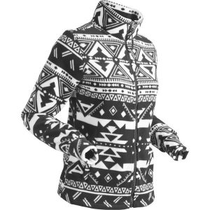 Drukowana bluza z polaru, długi rękaw bonprix czarny z nadrukiem. Bluzy marki 4f. Za 79,99 zł.